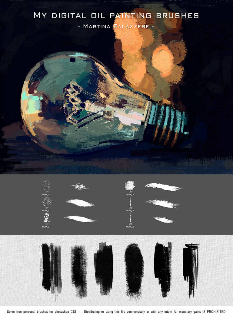 My digital oil painting brushes by MartinaPalazzese on DeviantArt