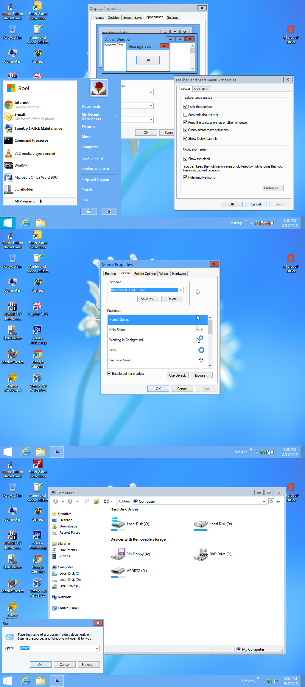 Basic Lite and Basic 8 Visual Style for Windows XP