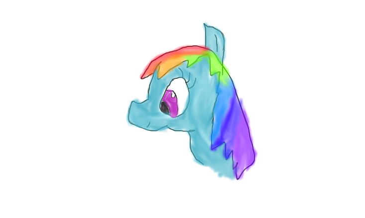 Rainbow Dash Practice Drawing by RinitheDamned on DeviantArt