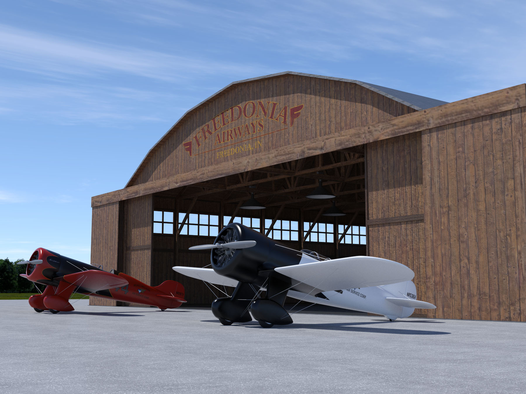 Vintage Hangar - DAZ Freebie Download by ccox on DeviantArt
