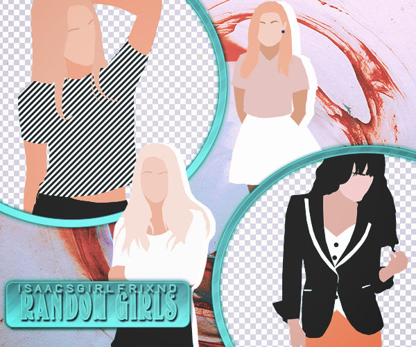 Random Girls - Vector pack #1 by isaacsgirlfrixnd on DeviantArt