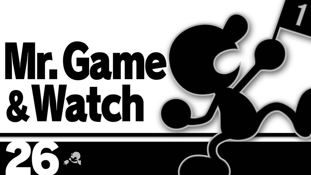 Watch a game it is. Game and watch. Мистер game & watch. Game and watch games. Mr game and watch super Smash Bros.