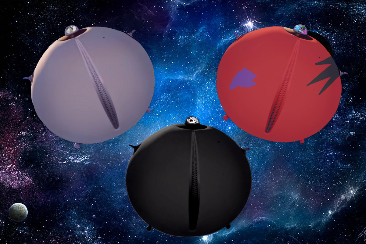 Inflated Loona, Roxanne, and Porsha In Space by Solosergiohd1 on DeviantArt