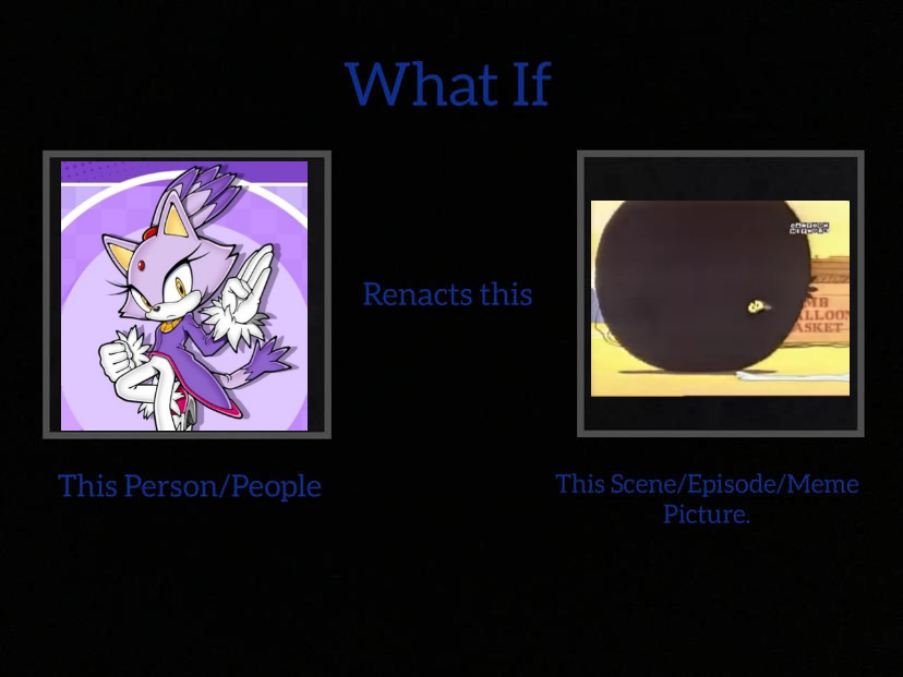 What if Blaze The Cat renacts Wile E inflation by Solosergiohd1 on ...