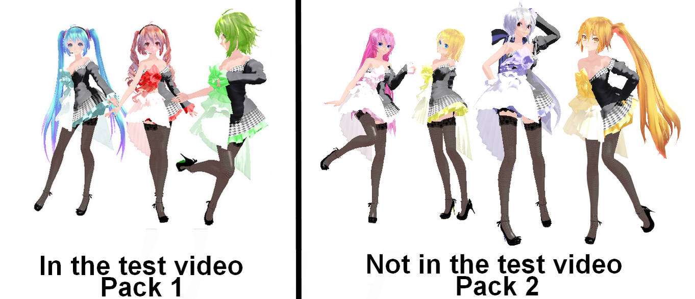 [MMD] Chaos Medley Pack 1 by Piti Cookie by Piti-Cookie on DeviantArt