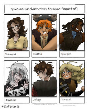 HTTYD Books - 6 Characters Meme