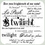 Twilight Quote Brushes