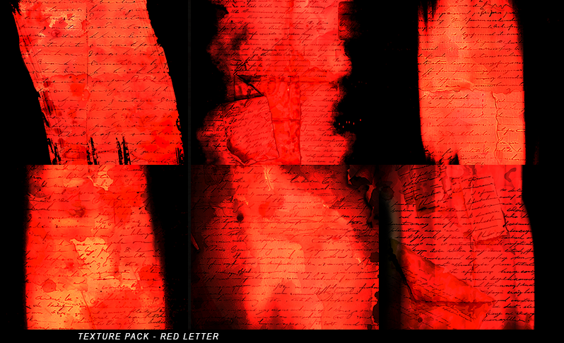Truly Red Lettering RED LETTER TEXTURES by theangryhobbitx on DeviantArt