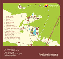 Visuomenes harmonizavimo parkas - Harmonypark Map