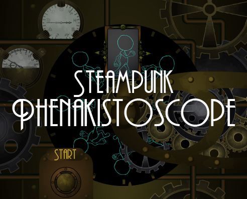 Steampunk Phenakistoscope