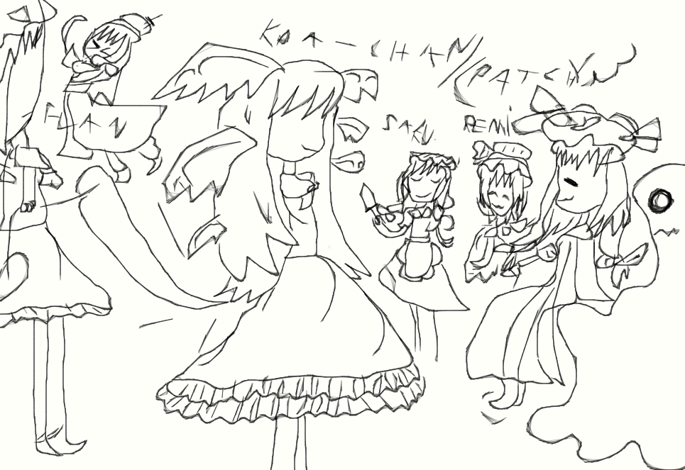 Scarlet Devil Mansion Members by Yukahime on DeviantArt