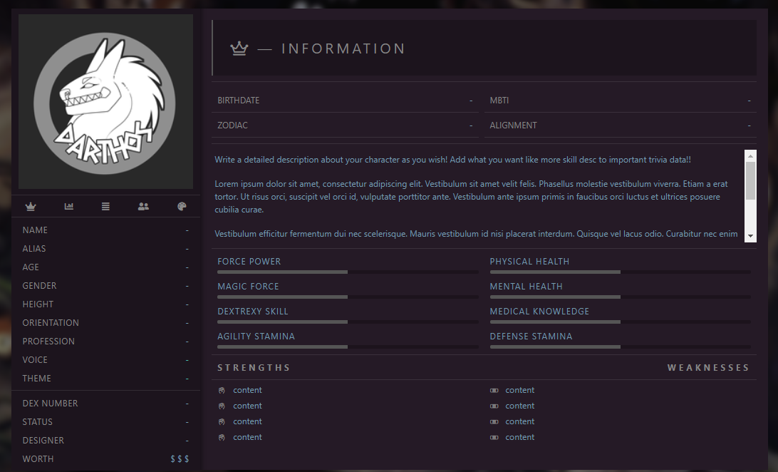 Toyhouse Html Templates Toyhouse Html Templates