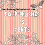Brushes and font pack