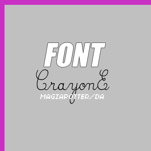 Font CrayonE