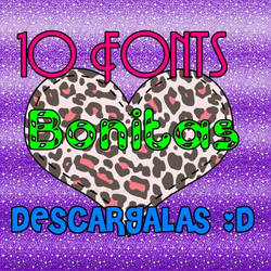 10 Fonts Bonitas!