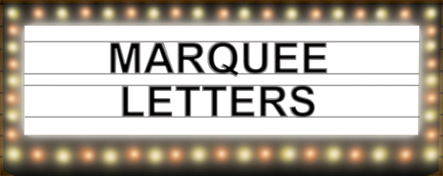 Marquee Letters