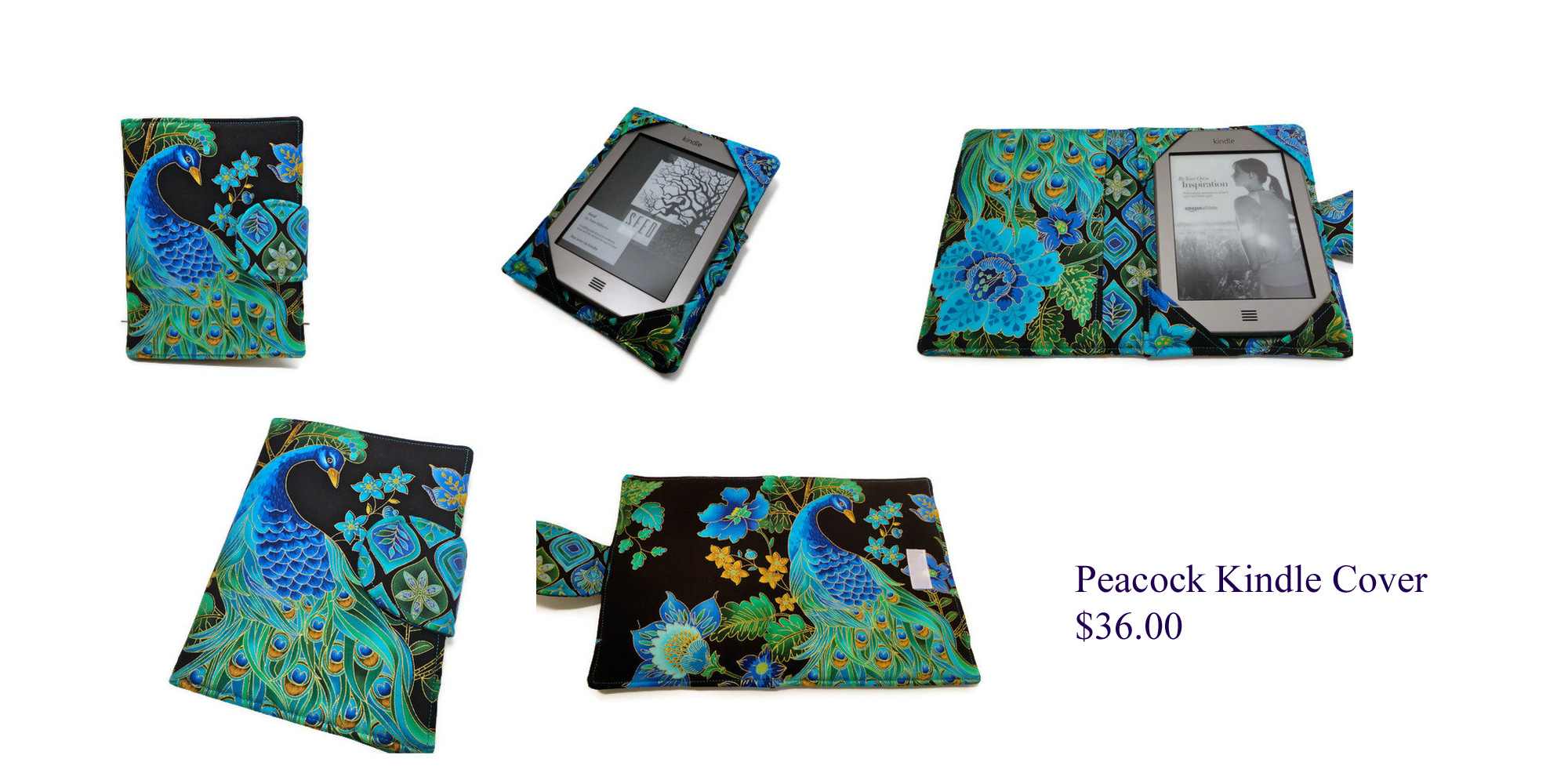 Peacock Kindle Cover