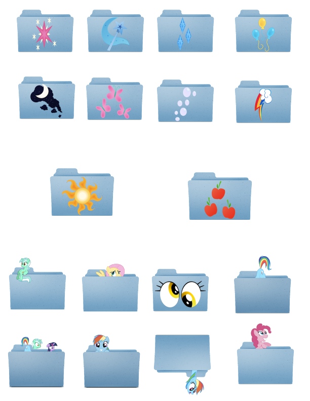 MLP: FiM Mac Folder Icons