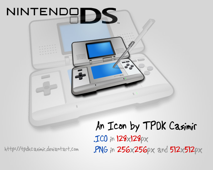 Nintendo DS Icon by TPDKCasimir on DeviantArt