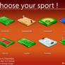 Choose your sport Icons Mac OS