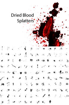 Dried Blood Splatters