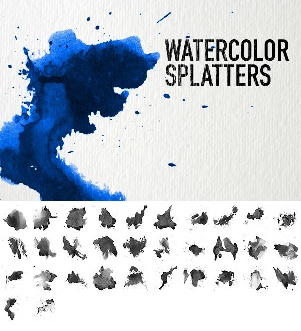 Watercolor Splatters By Pstutorialsws On Deviantart