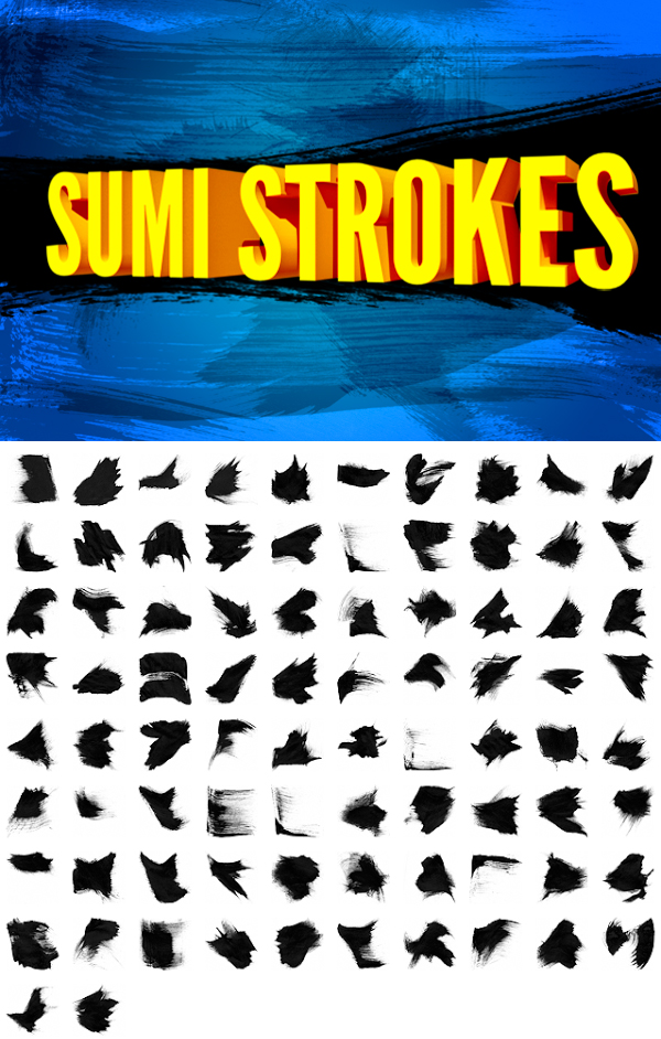 82 Sumi Strokes