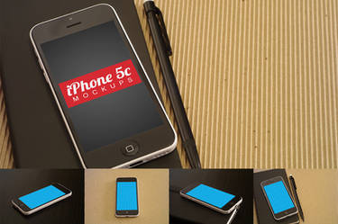 Clean iPhone 5c Mockups