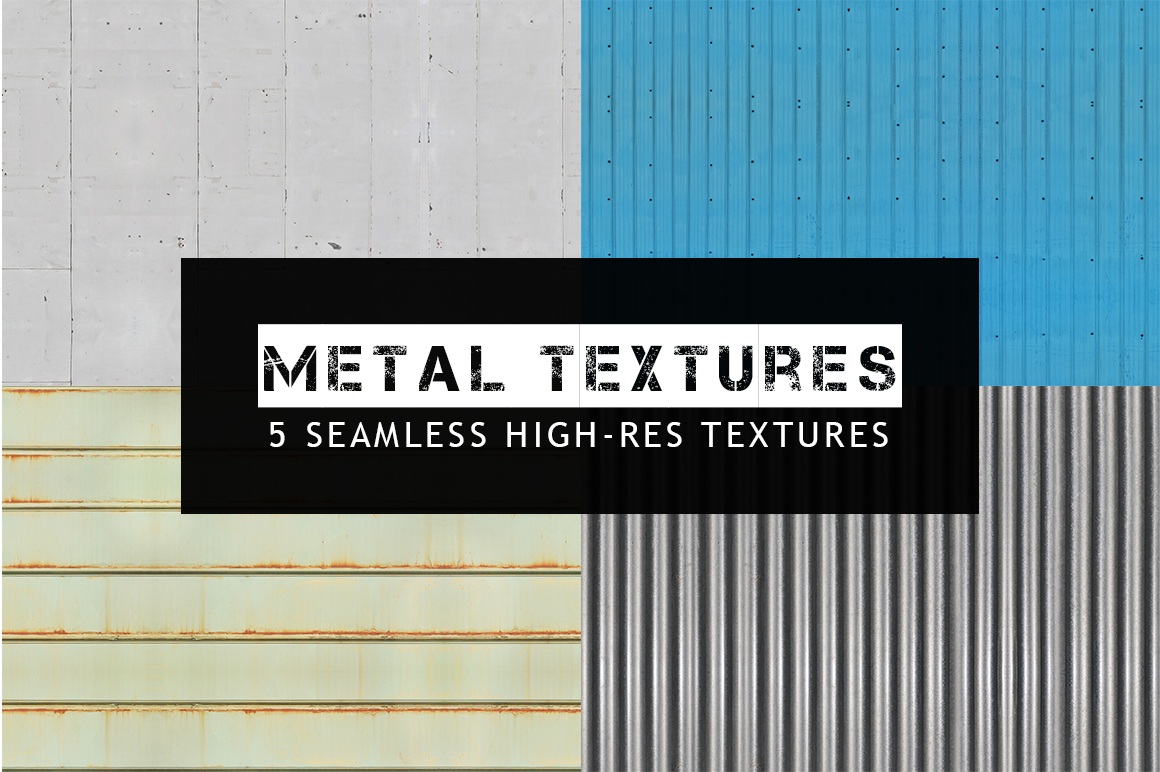 5 Seamless Metal Textures