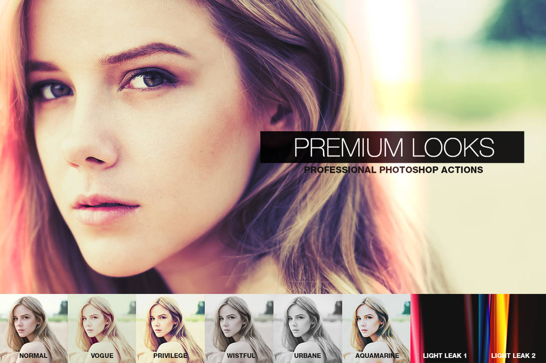premium looks photoshop actions by