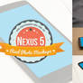 Nexus 5 Product Mockups for Photoshop (PSDs)