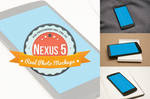 Nexus 5 Product Mockups for Photoshop (PSDs)