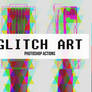 Abstract Glitch Art Photoshop Actions