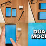 iPhone 5s and Nexus 5 Dual OS PSD Mockups