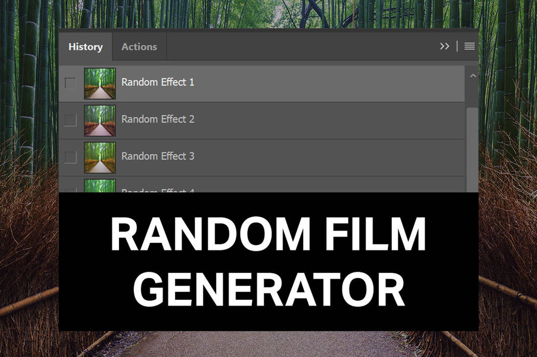 Random Film Generator by SparkleStock by pstutorialsws