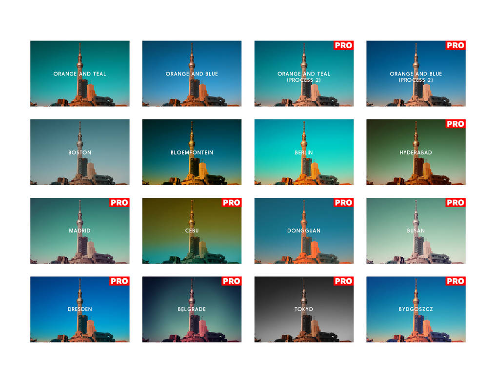 Orange and Teal Photoshop Actions by pstutorialsws