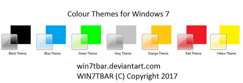 Colour Themes for Windows 7