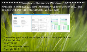 Longhorn Theme for Windows 10