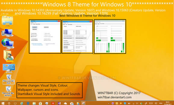 Windows 8 Theme for Windows 10