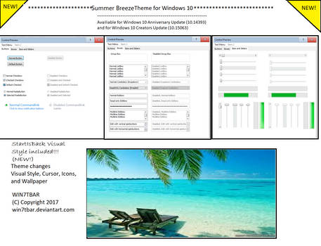 Summer Breeze Theme for Windows 10