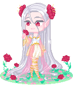 Pixel with flowers