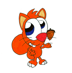 Sam and his acorn: Animation by JayPriceCartoons on DeviantArt
