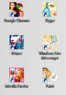 Taylor Swift Desktop Icons