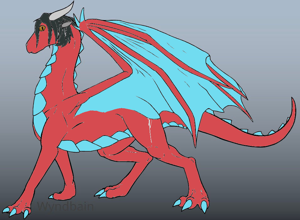 Hanna in her Dragon form by Mermanwatch on DeviantArt