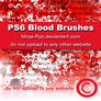 PS6 BRUSHES - Blood