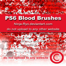 PS6 BRUSHES - Blood