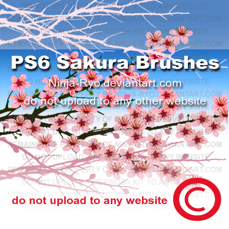 PS6 BRUSHES - Sakura