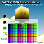 Papervision ReplaceMaterial