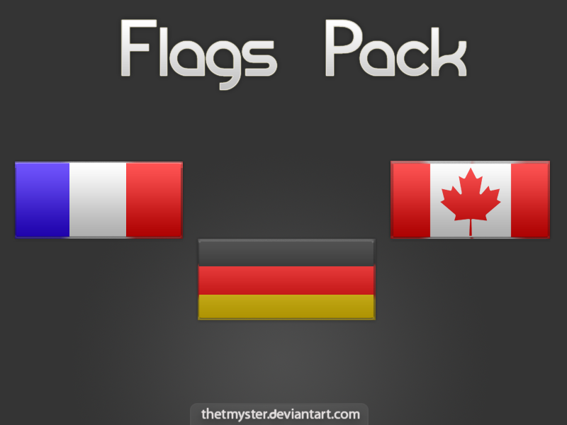 Flag Pack, Including PSD