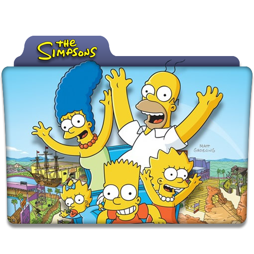 The Simpsons : TV Series Folder Icon